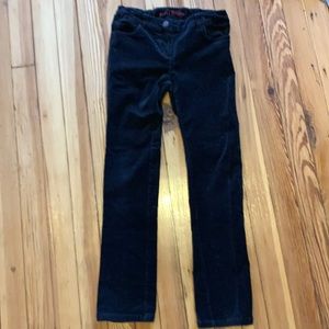 Mini Boden black velvet pants size 11